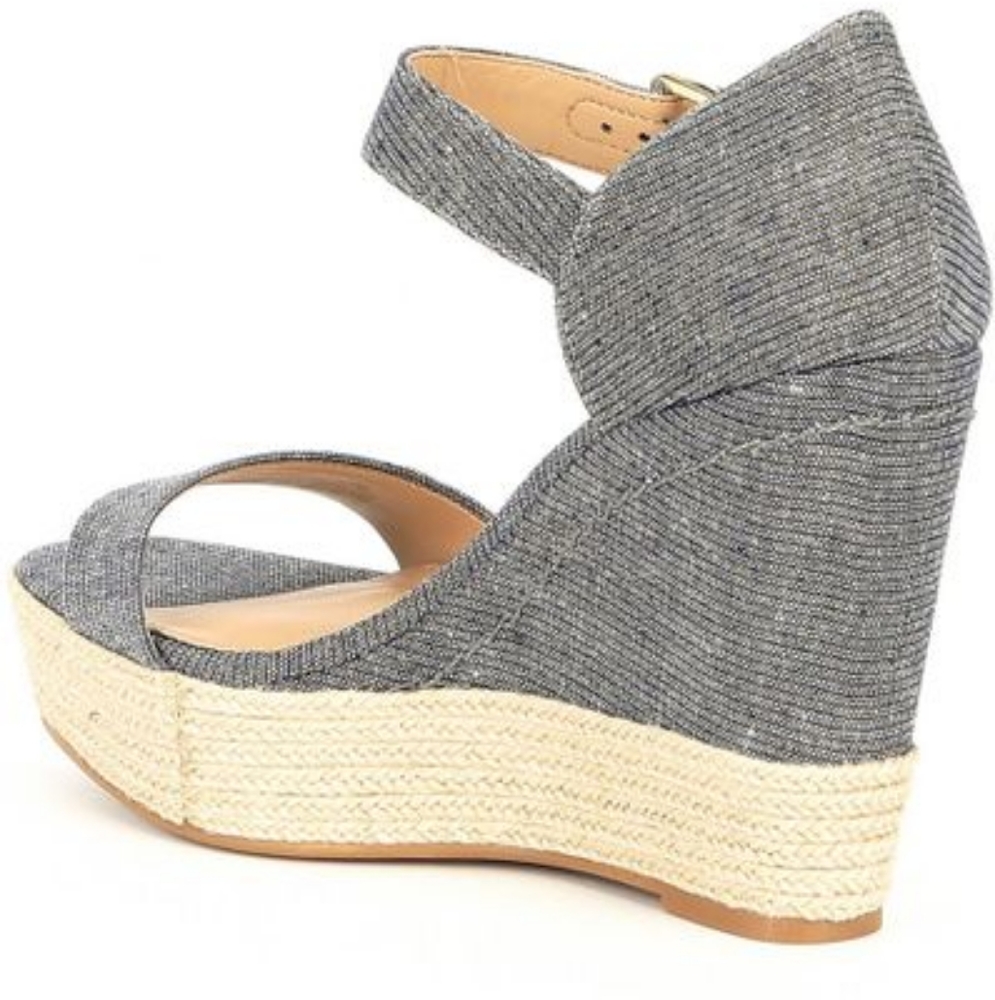 Antonio Melani Blue Lauralyn Platform Wedge - Picture 4 of 11